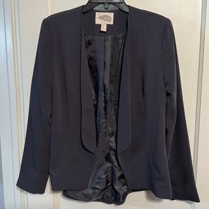 Forever 21 Gray Open Front Flap Detail Hi Low Blazer Size Medium
